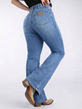 Wrangler Westward 626 High Rise Boot Jeans Womens 32x30 Medium Wash NWT